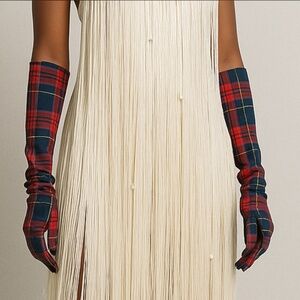 Plaid UNI opera gloves